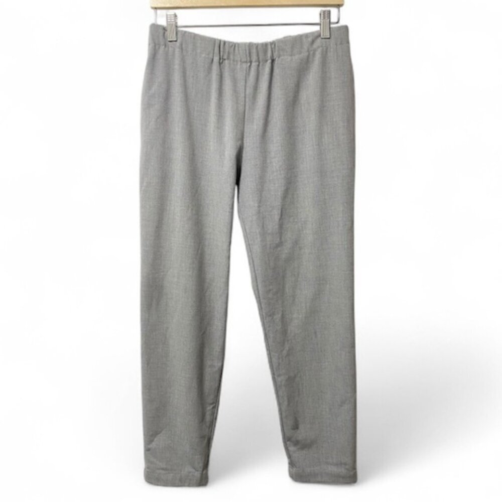 Ottod’Ame Tailored Elastic Waist Pants Gray Made in Italy — Size US 6
